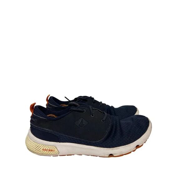 Sperry Men's Shoes 7 Seas 3 Eye Boat Shoes Navy Causal Sneaker Size 10 10M - Picture 5 of 9